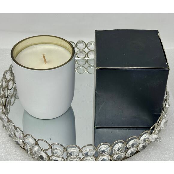 La Lueur White Cactus Candle 8oz – Cactus Flower Coconut Musk – Luxury Candle - Picture 1 of 4